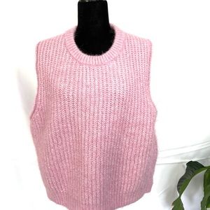 New Universal Thread XXL Crewneck Pink Sweater Knit Sweater Vest Lilac